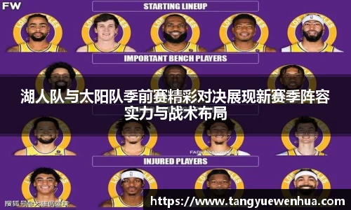 湖人队与太阳队季前赛精彩对决展现新赛季阵容实力与战术布局